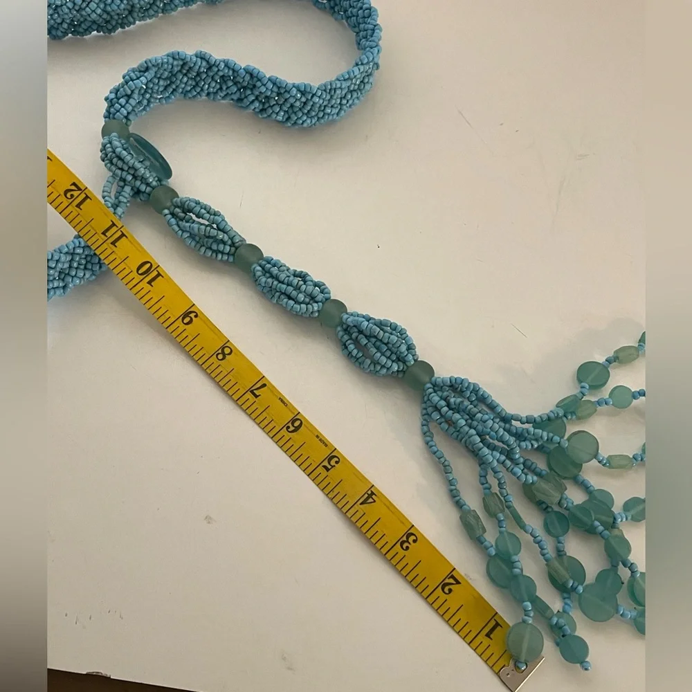 Beaded Belt in Torquoise